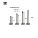 ASTM F136 Titanium Externally Threaded Labret Stud For Lip Or Cartilage Piercing