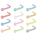 Bio Flex & Ceramic Piercing Earring For Ear Piercing