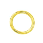 14K Solid Gold Nose Ring For Nose Piercing