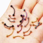 316L Surgical Steel 16G Eyebrow Ring For Eyebrow Piercing