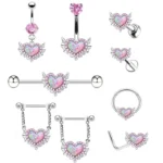 316L Surgical Steel Belly Button Ring For Navel Piercing