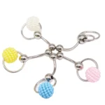 316L Surgical Steel Pearl Belly Button Ring For Navel Piercing