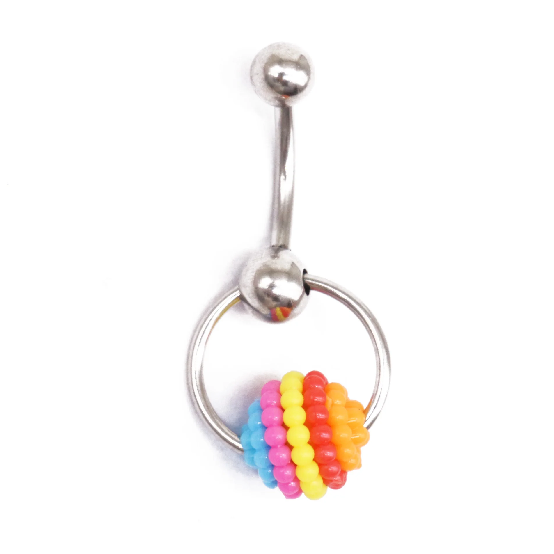 316L Surgical Steel Pearl Bow Genital Piercing Ring For Genital Piercing