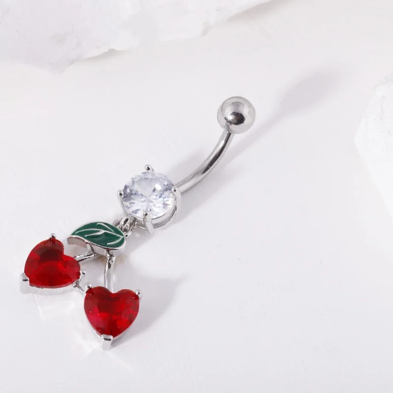 316L Surgical Steel Belly Button Ring For Navel Piercing - Image 2