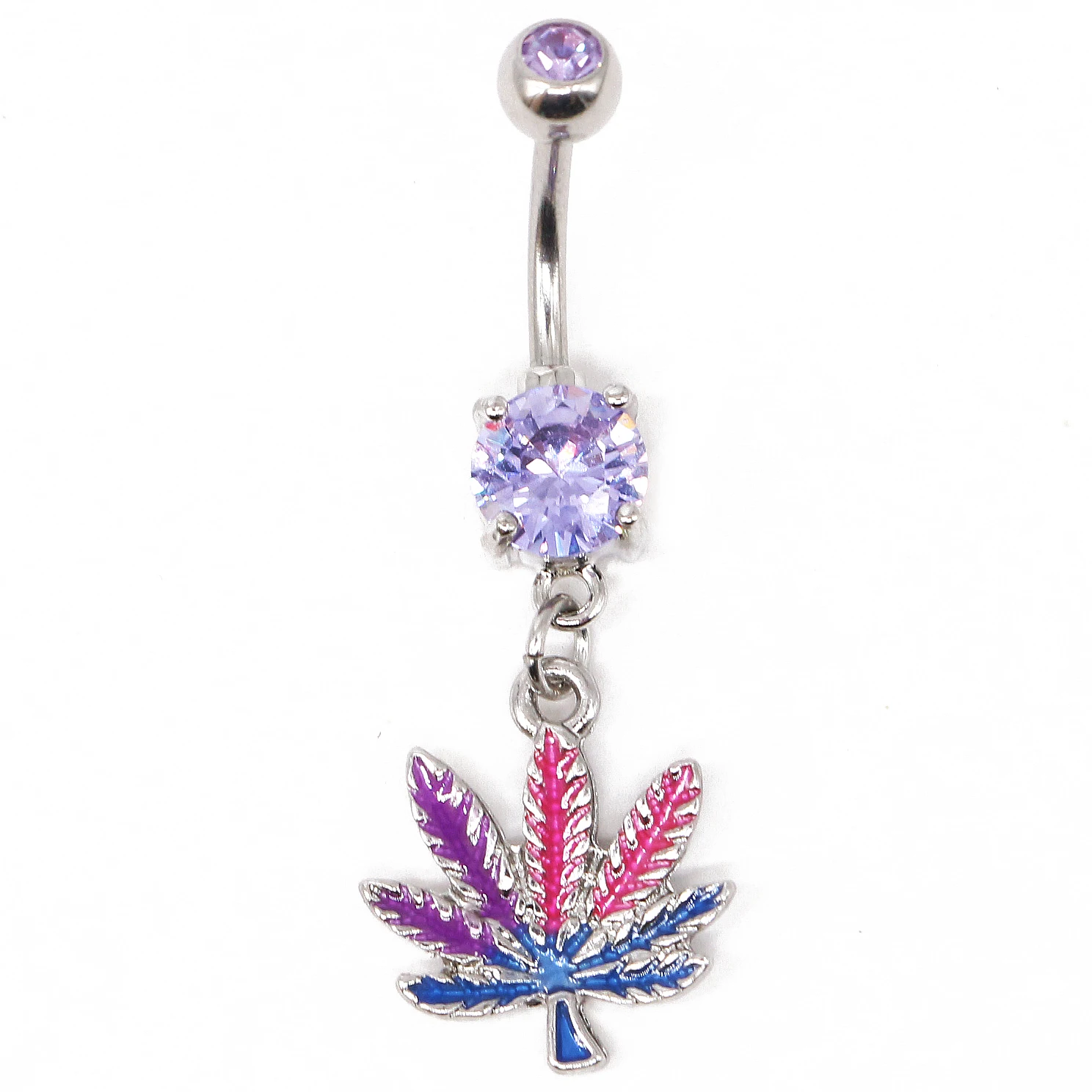 316L Surgical Steel Belly Button Ring For Navel Piercing