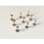 316L Surgical Steel Flat Back Stud For Cartilage, Helix Or Lip Piercing