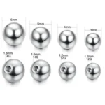316L Surgical Steel 14G Tongue Ring For Tongue Piercing