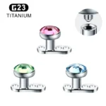 ASTM F136 Titanium Dermal Anchor For Dermal Piercing