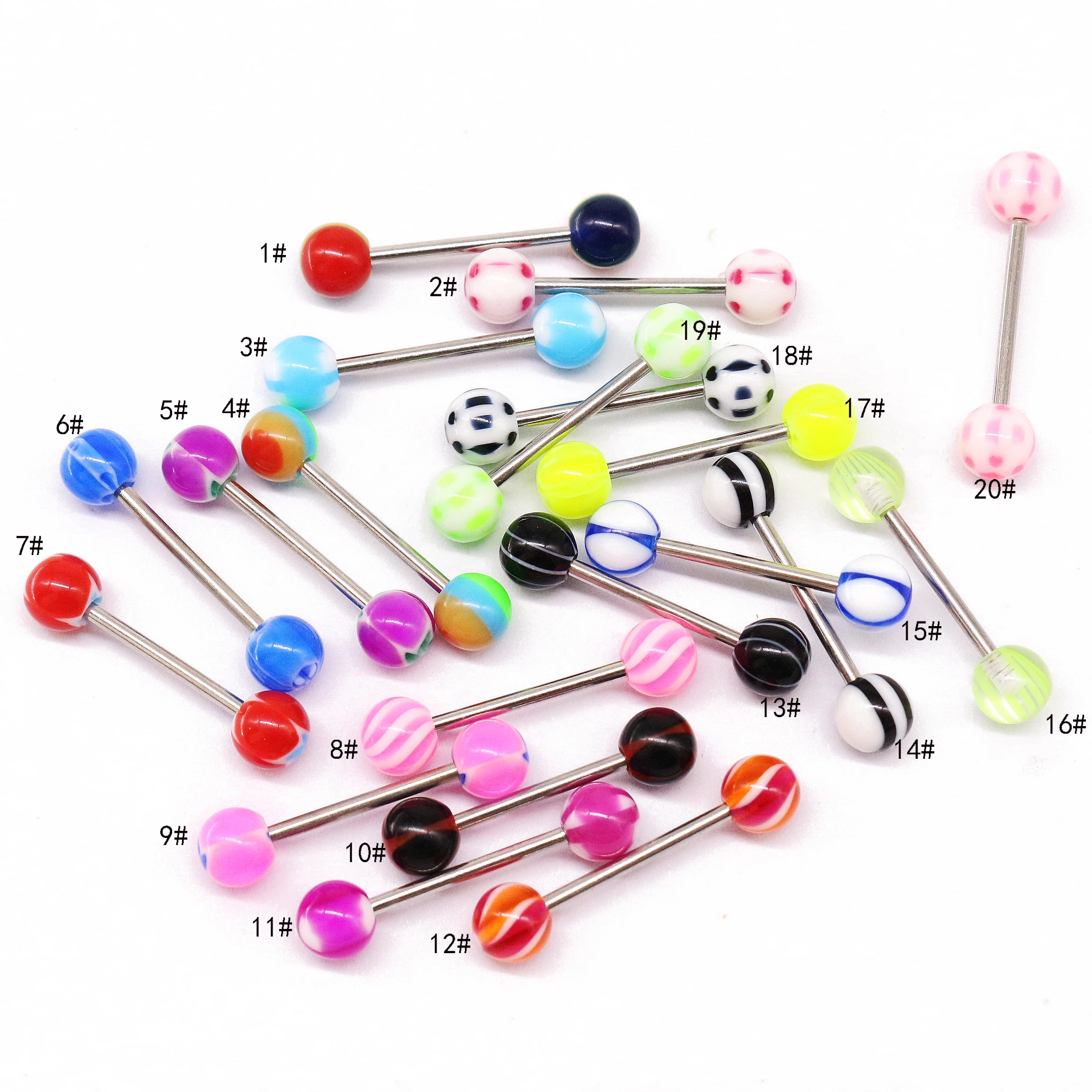316L Surgical Steel Tongue Ring For Tongue Piercing - Image 2