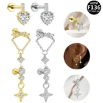 ASTM F136 Titanium Dermal Anchor For Dermal Piercing