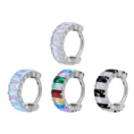 ASTM F136 Titanium 16G Nose Ring For Nose Piercing