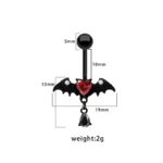 316L Surgical Steel Belly Button Ring For Navel Piercing