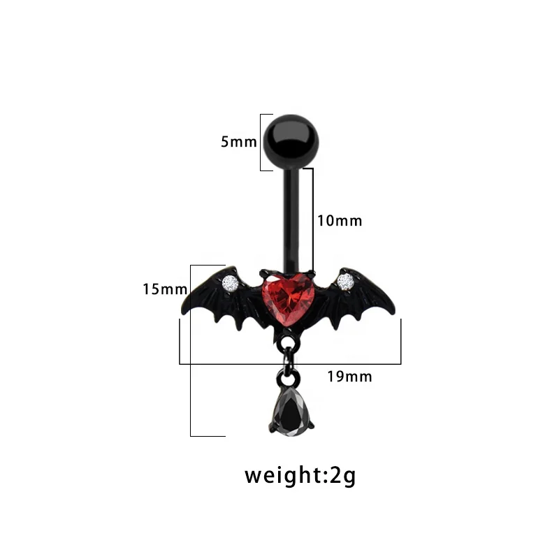 316L Surgical Steel Belly Button Ring For Navel Piercing