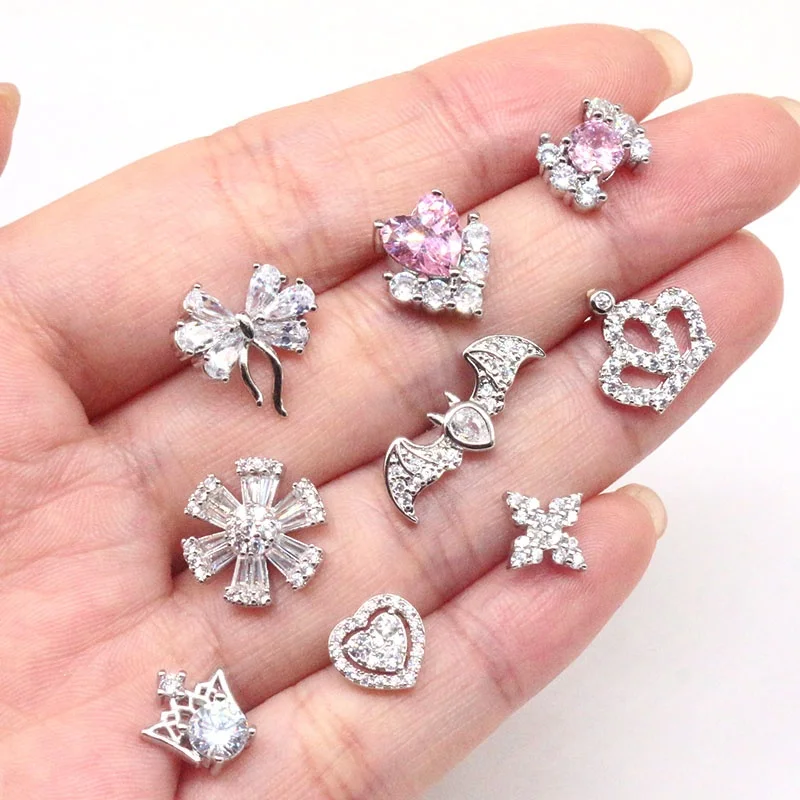 316L Surgical Steel Belly Button Ring For Navel Piercing - Image 2