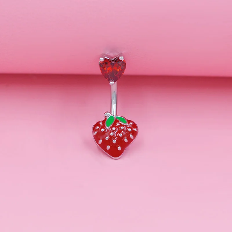 316L Surgical Steel Belly Button Ring For Navel Piercing - Image 2