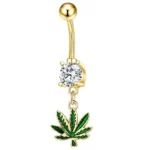 316L Surgical Steel Belly Button Ring For Navel Piercing