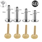 ASTM F136 Titanium 16G Internally Threaded Labret Stud For Lip, Cartilage Or Tragus Piercing