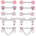 316L Surgical Steel Nipple Ring For Nipple Piercing