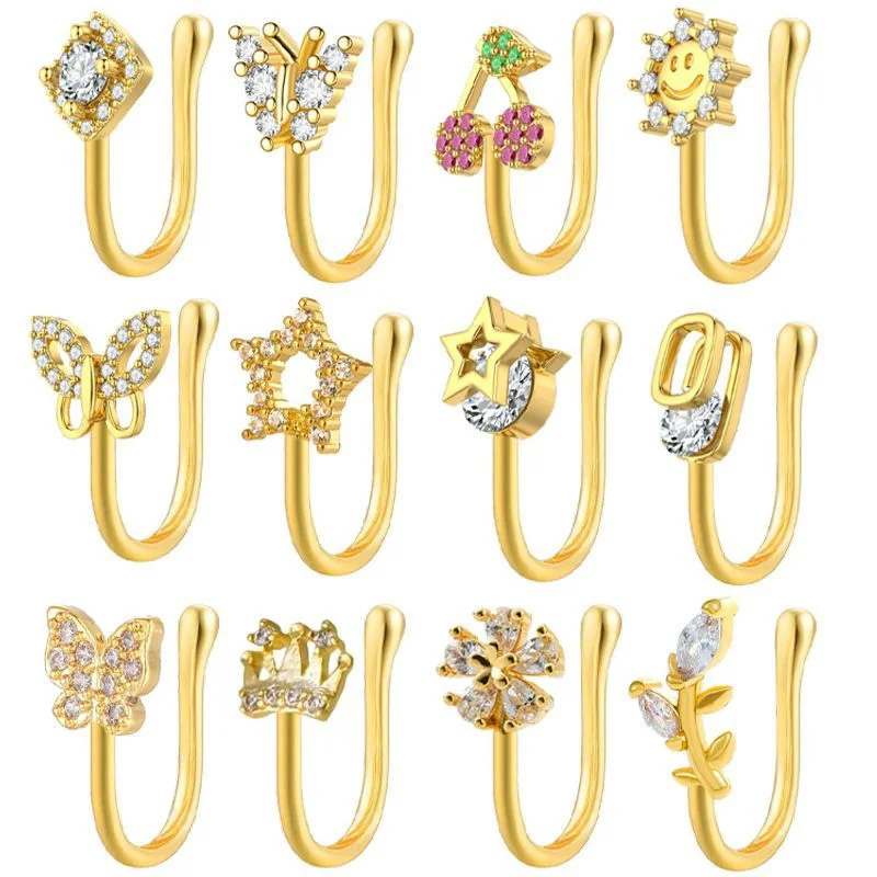 ASTM F136 Titanium CZ Butterfly Piercing Tool