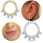 925 Silver Cartilage Stud For Cartilage Or Helix Piercing