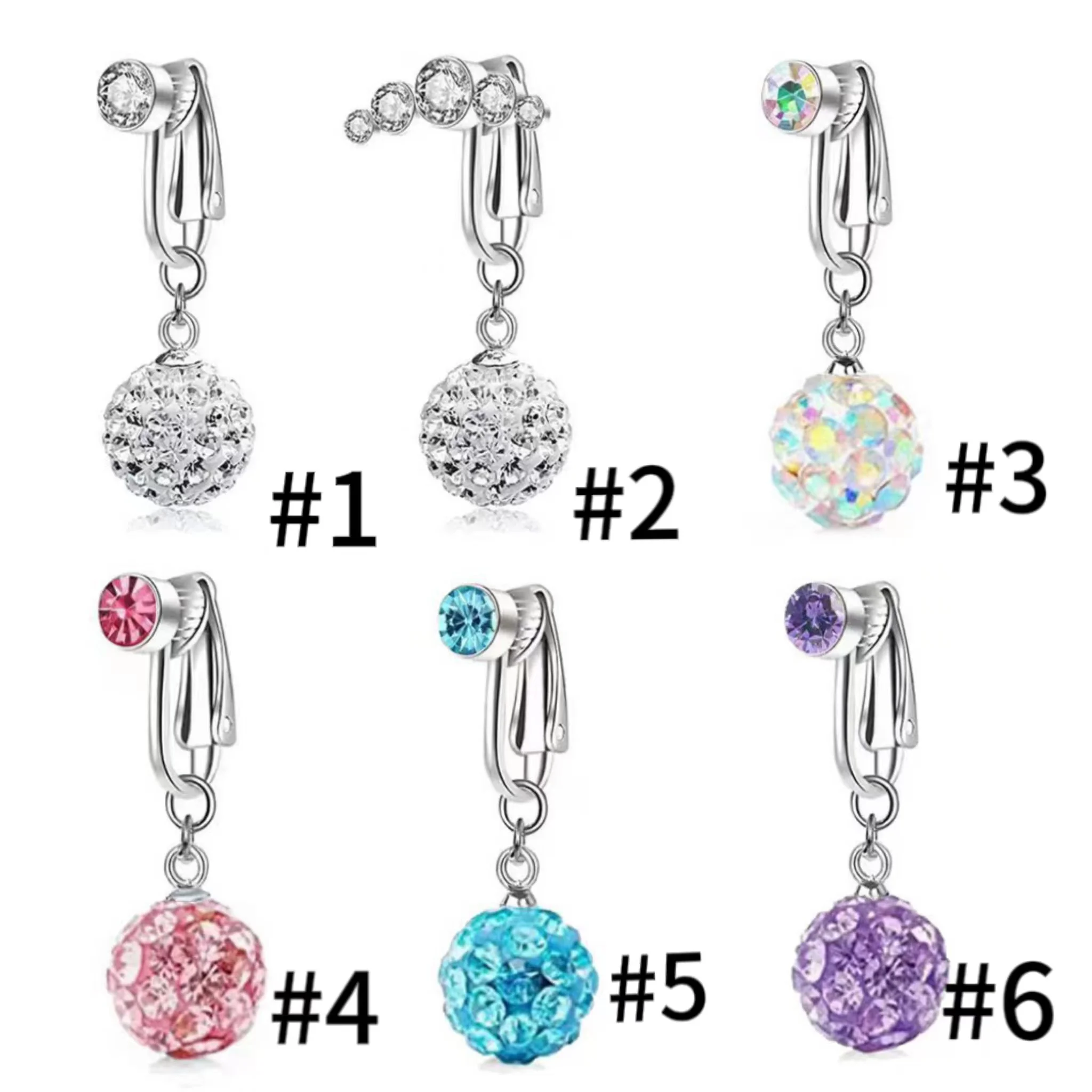 Fake Belly Button Ring For Navel Piercing - Image 2