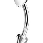 ASTM F136 Titanium 16G Eyebrow Ring For Eyebrow Piercing