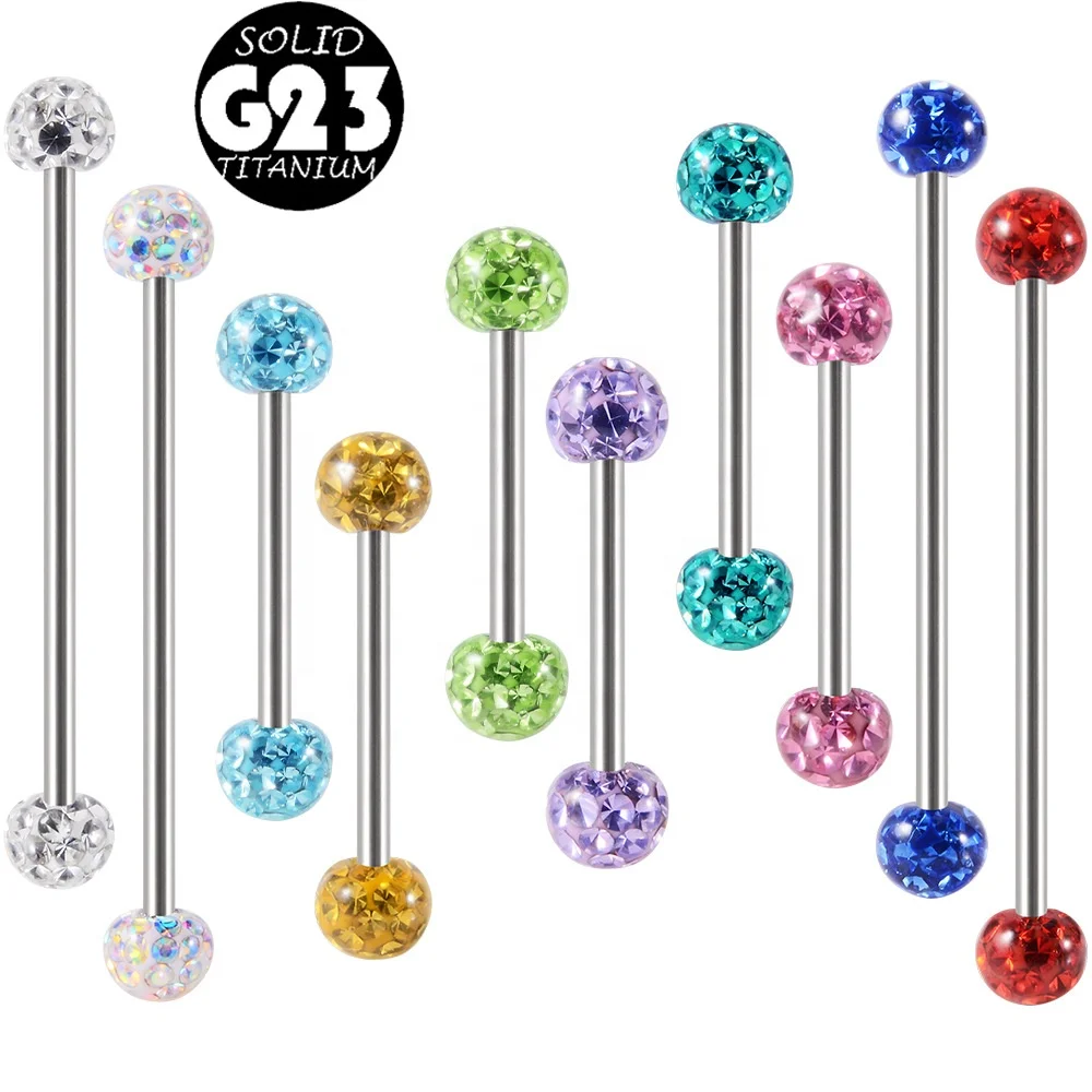 ASTM F136 Titanium Nipple Ring For Nipple Piercing