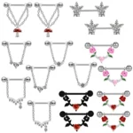 316L Surgical Steel Nipple Ring For Nipple Piercing