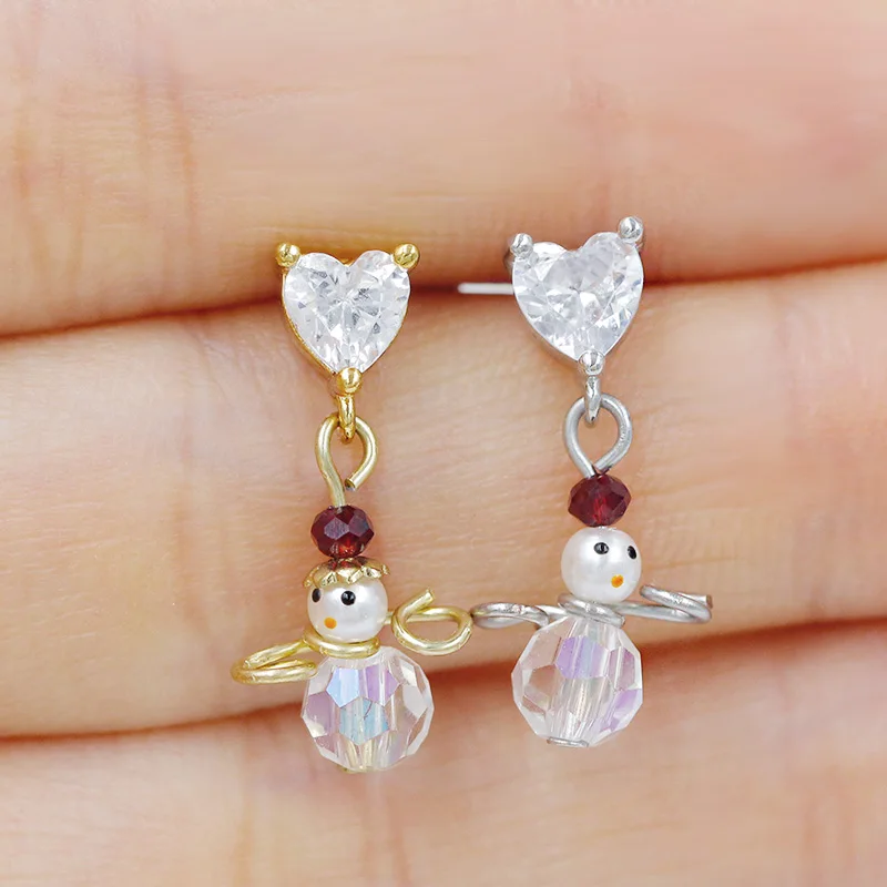 316L Surgical Steel Heart Nose Ring For Nose Piercing - Image 2