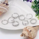 ASTM F136 Titanium Heart Toe Ring