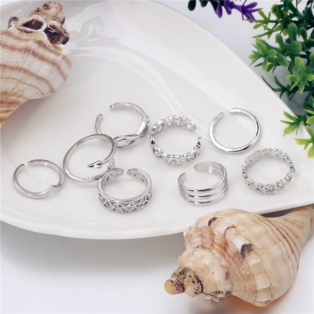ASTM F136 Titanium Heart Toe Ring