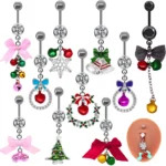 316L Surgical Steel Belly Button Ring For Navel Piercing