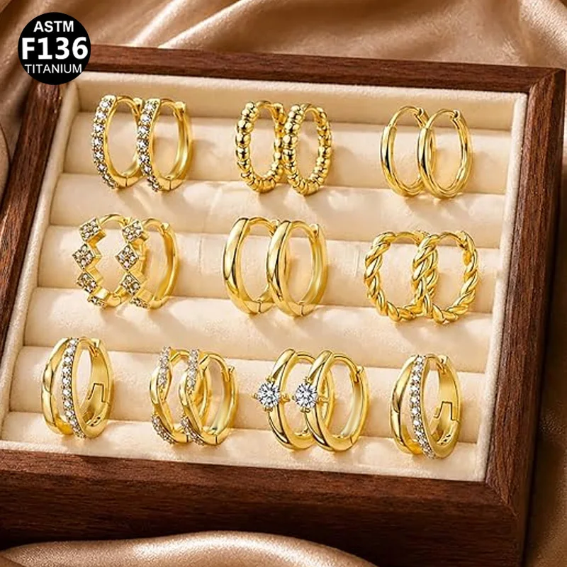 ASTM F136 Titanium Clicker Ring For Septum, Nose Or Ear Piercing - Image 2