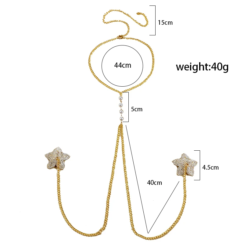 ASTM F136 Titanium Heart Chain Nipple Ring For Nipple Piercing - Image 2