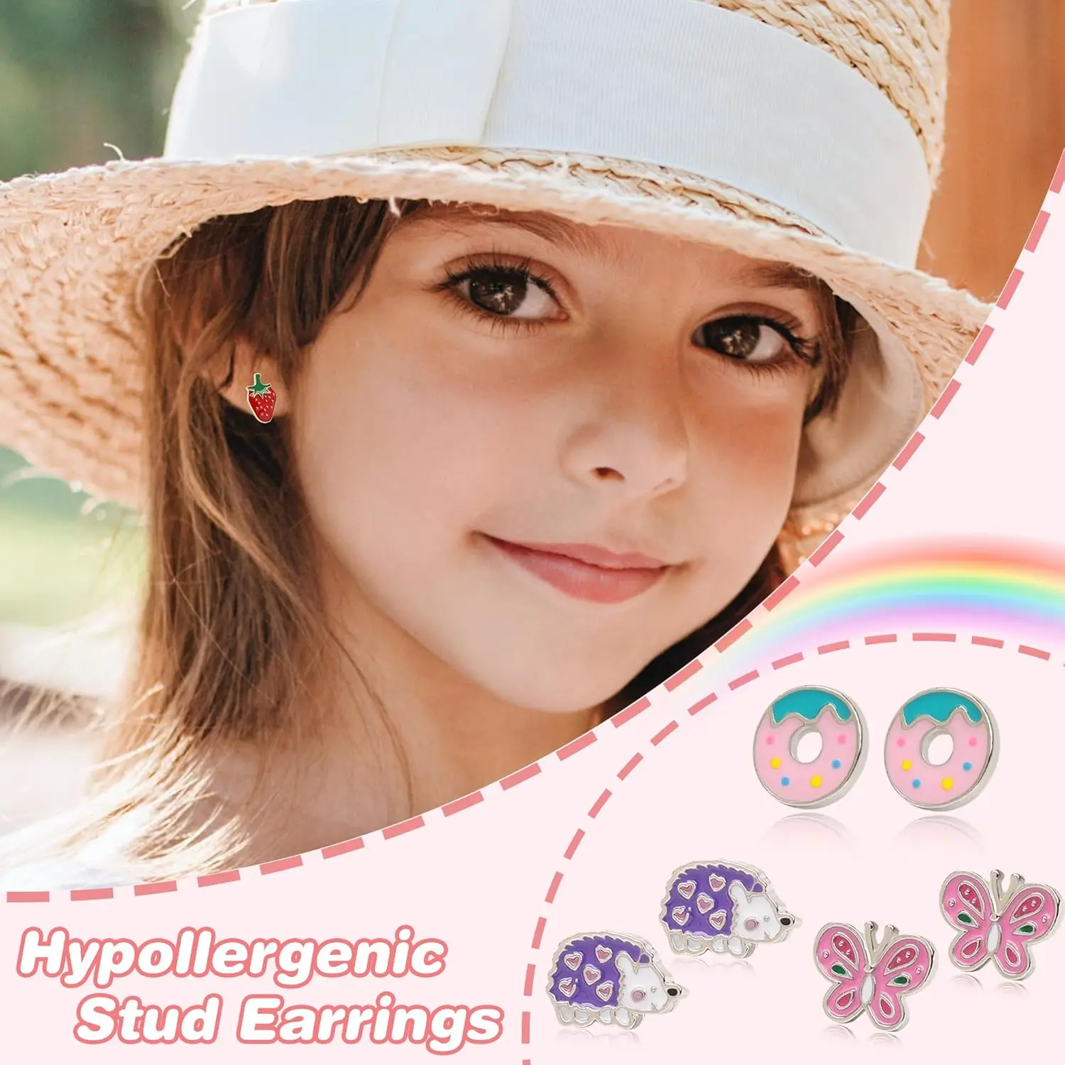 ASTM F136 Titanium Piercing Earring For Ear Piercing - Image 2