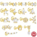 925 Silver CZ Piercing Tool