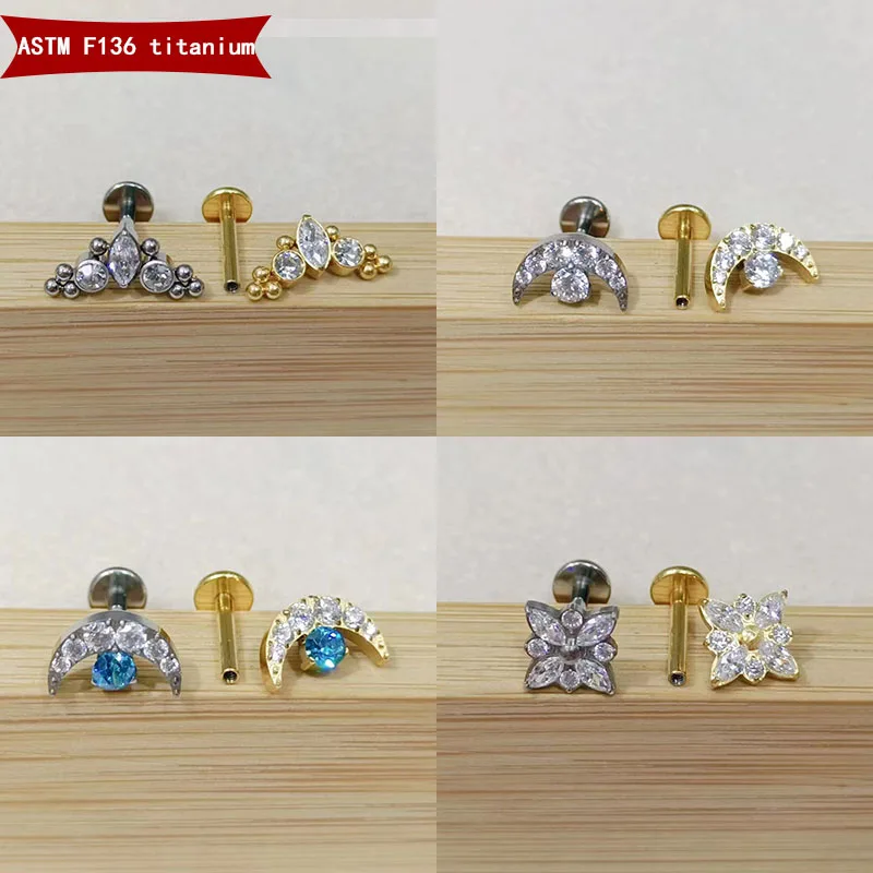 ASTM F136 Titanium 16G Piercing Jewelry - Image 2