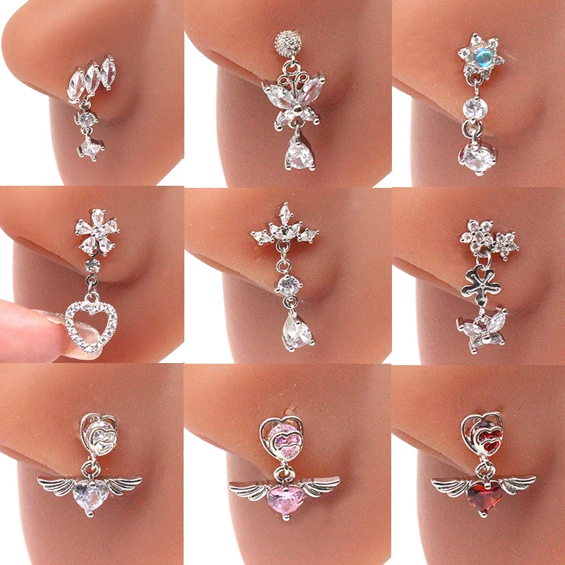 316L Surgical Steel Nose Ring For Nose Piercing - Image 2