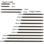ASTM F136 Titanium 14G Horseshoe Ring For Septum, Ear Or Lip Piercing