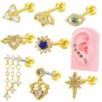 316L Surgical Steel Heart Piercing Tool