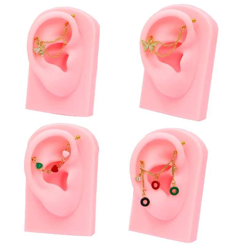 316L Surgical Steel Butterfly Heart Piercing Tool - Image 2