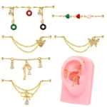 316L Surgical Steel Butterfly Heart Piercing Tool