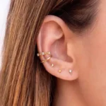 925 Silver Cartilage Stud For Cartilage Or Helix Piercing