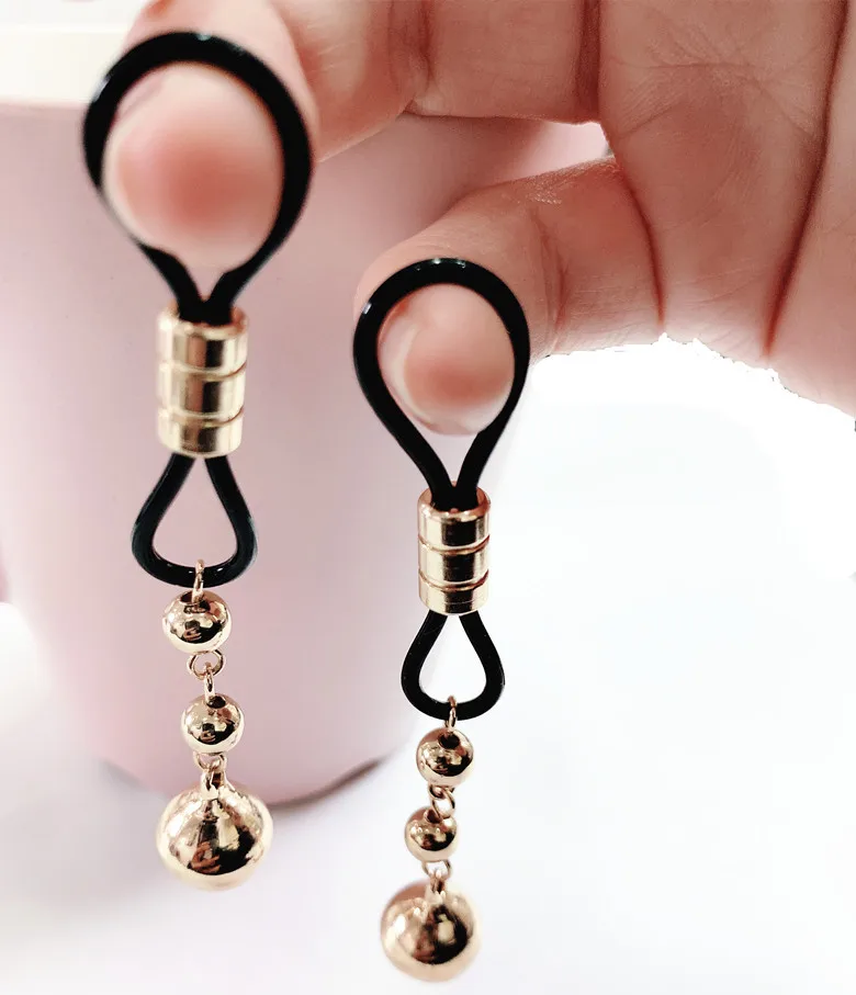 316L Surgical Steel Chain Nipple Ring For Nipple Piercing