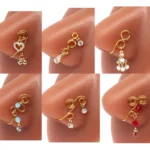 ASTM F136 Titanium Fake Nose Ring for Nose Piercing