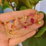 316L Surgical Steel Butterfly Nose Stud For Nose Piercing
