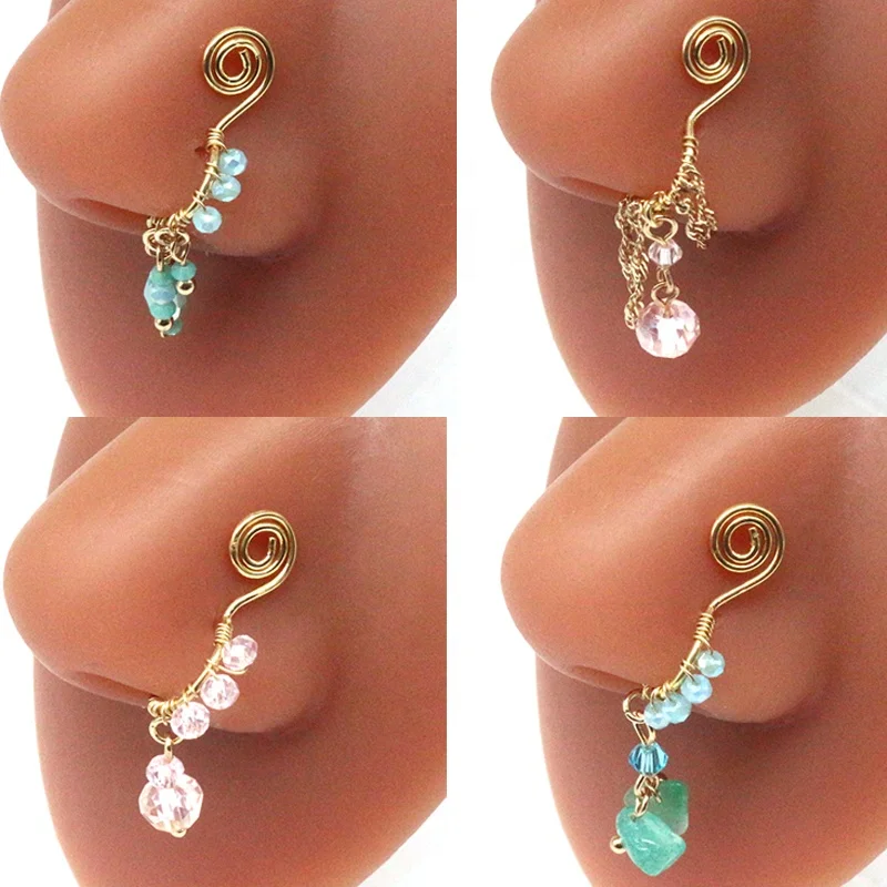 316L Surgical Steel Nose Ring For Nose Piercing - Image 2