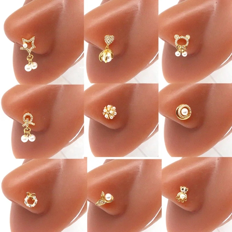 316L Surgical Steel Nose Stud For Nose Piercing - Image 2