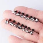 316L Surgical Steel Flat Back Stud For Cartilage, Helix Or Lip Piercing