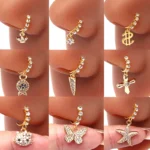 316L Surgical Steel Butterfly Nose Ring For Nose Piercing